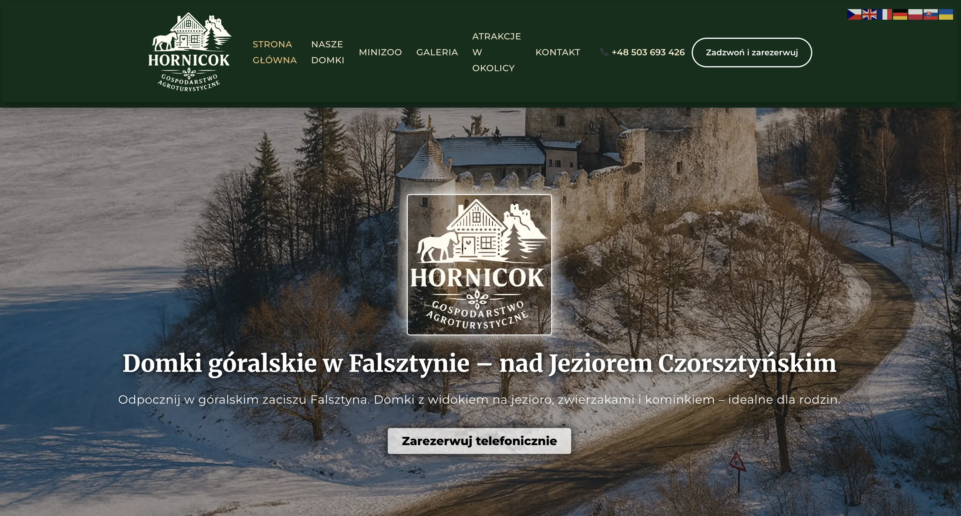 Realizacja: Hornicok – domki i agroturystyka