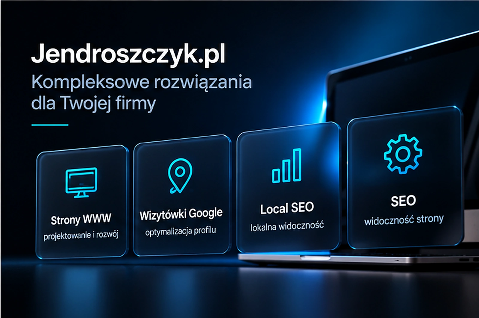 Usługi Jendroszczyk.pl — strony WWW, Wizytówki Google, Local SEO i SEO